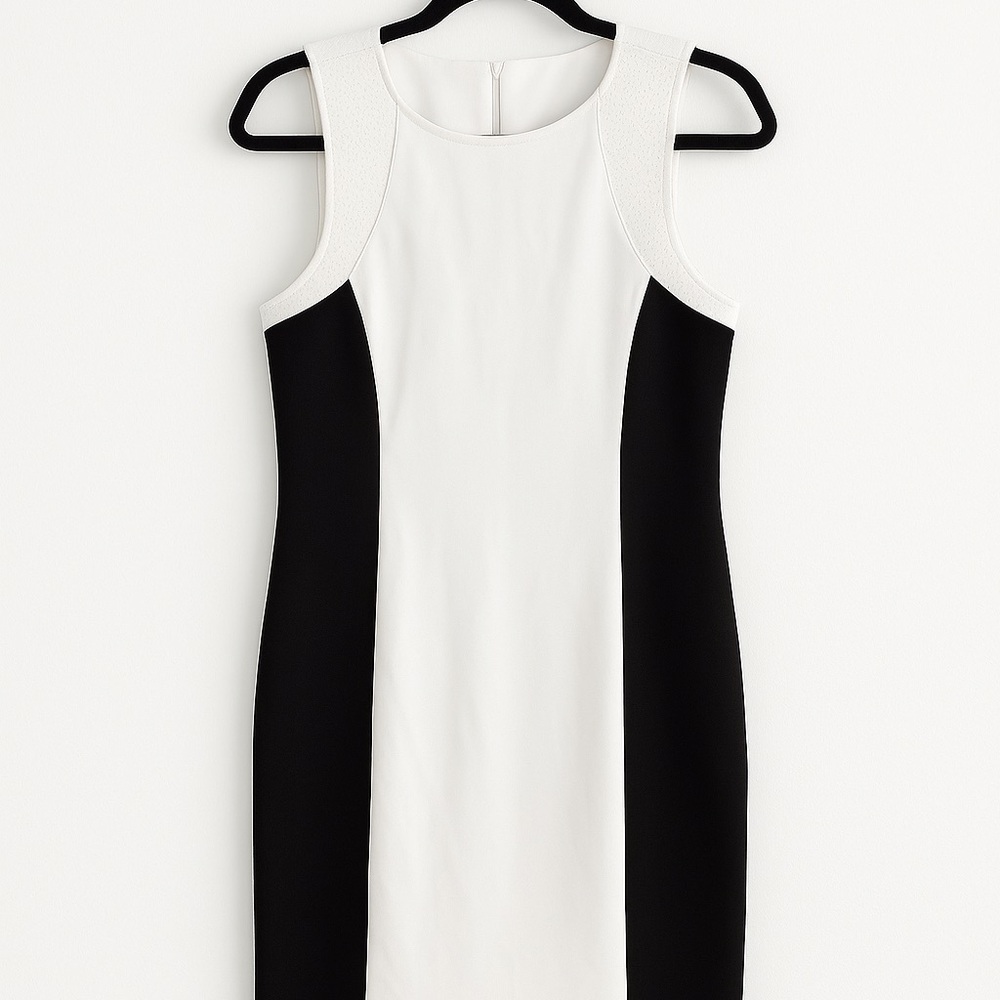 i jeans by Buffalo Black and White Sheath Mini Dress